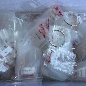 200+ Floss Away embroidery storage bags with rings
